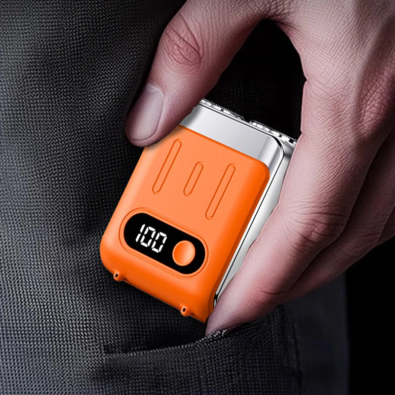 Men's Portable Mini Rotary Electric Shaver