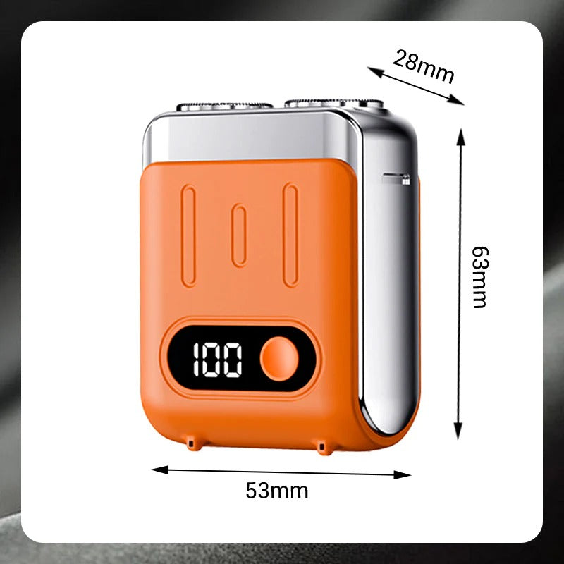 Men's Portable Mini Rotary Electric Shaver