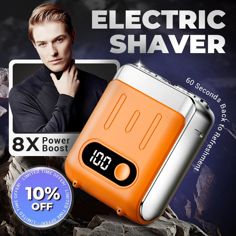 Men's Portable Mini Rotary Electric Shaver