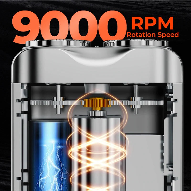 Men's Portable Mini Rotary Electric Shaver